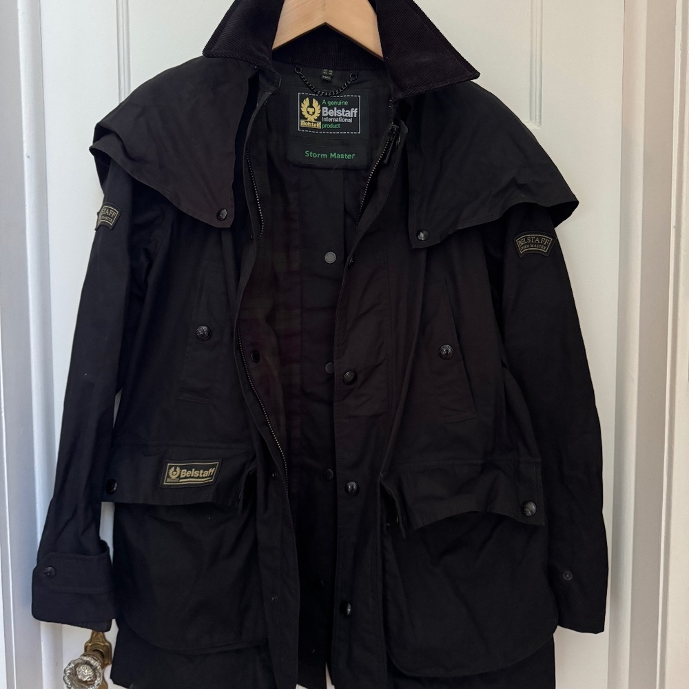 BELSTAFF Storm Master Coat In Black
